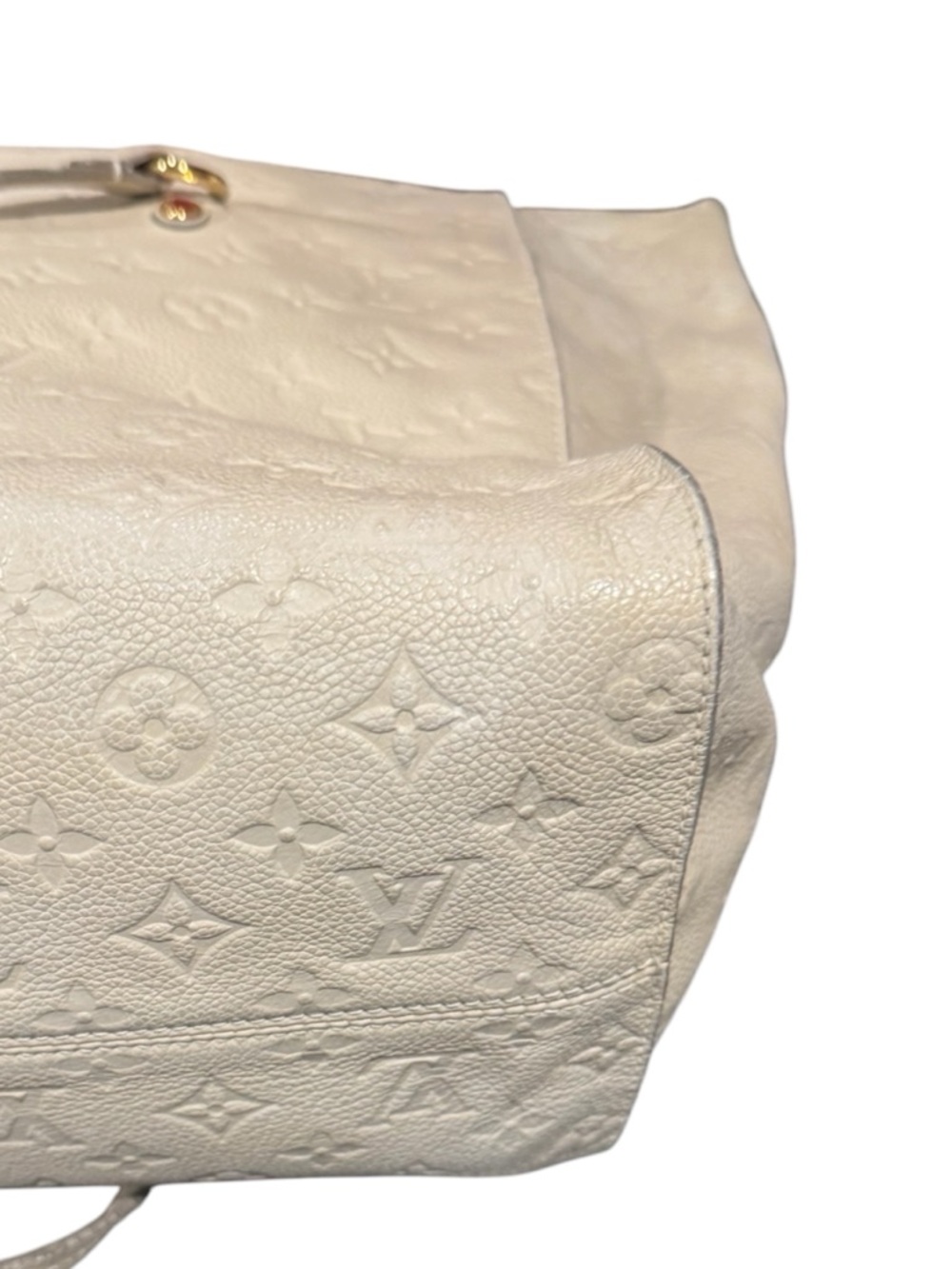 Louis Vuitton Empreinte LV Monogram Leather Lumineuse PM Tote Bag Neigo Creme - Picture 10 of 16